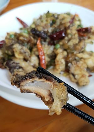 Kkanpunggi-style mushrooms - close-up at Gawon - 가원 in Seoul