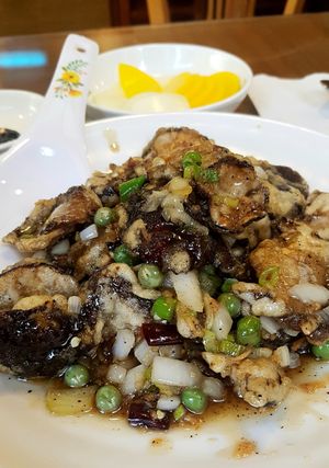 Kkanpunggi-style mushrooms 버섯깐풍기 at Gawon - 가원 in Seoul