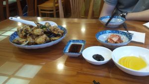 Mushroom tangsuyuk  at Gawon - 가원 in Seoul