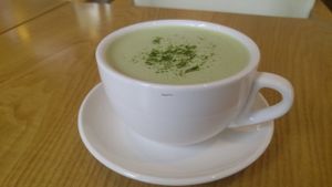 Organic Green Tea Latte at Yammy Green in Busan