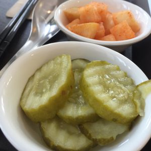 Side dishes at Yammy Green in Busan