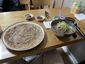 My meal  at DunNae MakGukSu in Busan