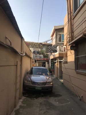 Off into a small alley  at DunNae MakGukSu in Busan