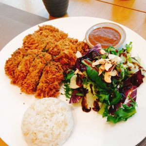 cutlet at Vegenarang in Busan