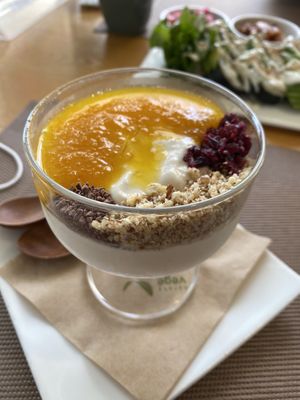 vegan yoghurt  at Vegenarang in Busan