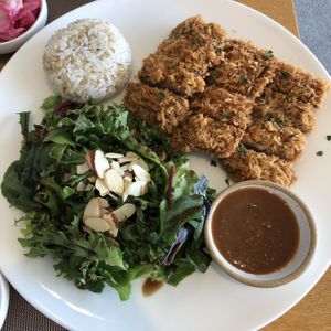 Heaven soy cutlets  at Vegenarang in Busan