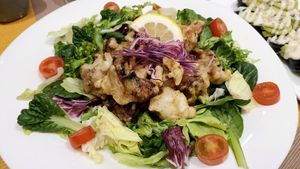 Mushroom sweet and sour at Vegenarang in Busan