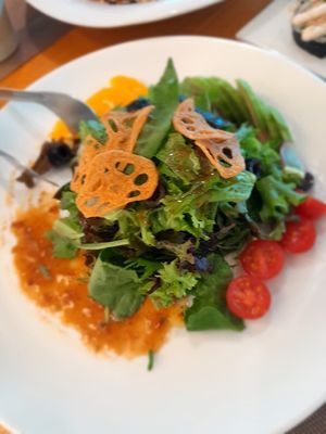 Narang's salad at Vegenarang in Busan