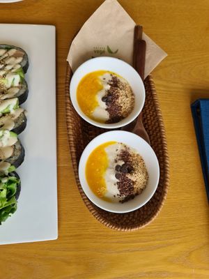 Dessert at Vegenarang in Busan