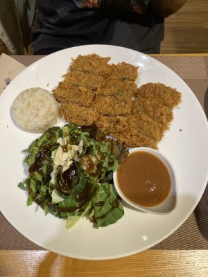 Bean Cutlet - TOP!  at Vegenarang in Busan