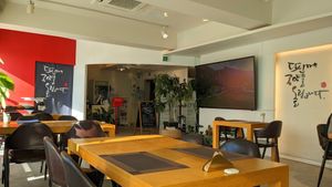 Interior at Vegenarang in Busan