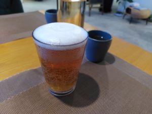 Non-alcoholic beer at Vegenarang in Busan