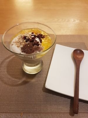 Vegan yogurt  at Vegenarang in Busan