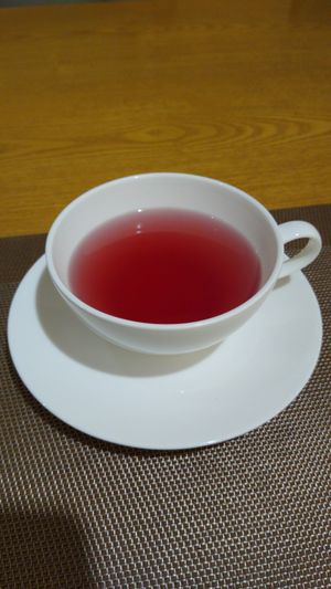 Omija tea at Vegenarang in Busan