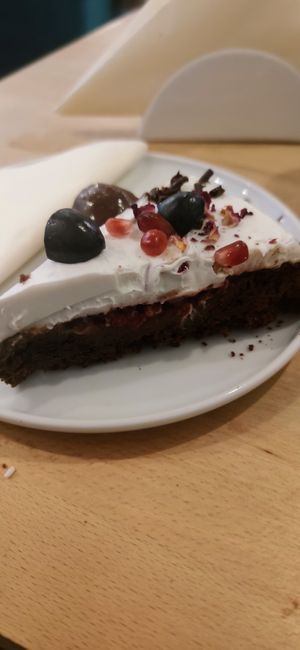 Chocolate with coconut cream at Slodki Bez in Warsaw