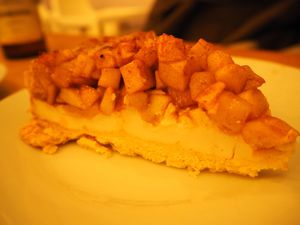 Apple cake  at Slodki Bez in Warsaw