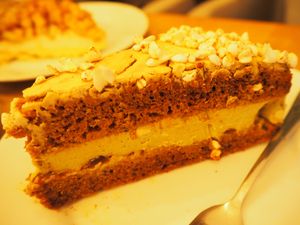 Pistachio cake  at Slodki Bez in Warsaw