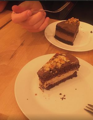 cakes at Slodki Bez in Warsaw