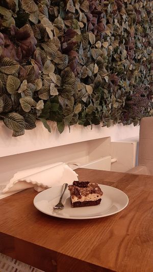 Delicious cake at Slodki Bez in Warsaw