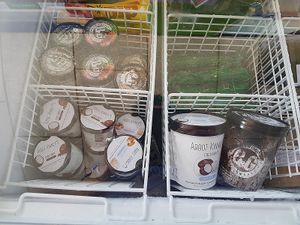 vegan frozen 'yoghurt' at d'Arke in Westkapelle