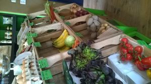 d'Arke is a small store with as many as possible bio organic products. including meat alternatives, soya products, vegan ice cream. vegan spreads for on your bread, vegan chocolat. and also prepared breads with grilled vegetables (and other) for take away. at d'Arke in Westkapelle