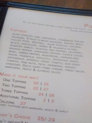 Daiya! at Epic Pizza in Whitehorse