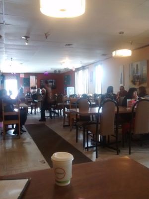 Inside at Epic Pizza in Whitehorse