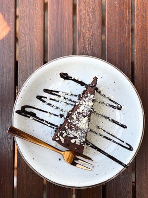 Chocolate cake at Meatless District - Da Costabuurt in Amsterdam