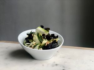 Courgette feta salad at Meatless District - Da Costabuurt in Amsterdam