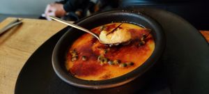 Passion Fruit Creme Brülée at Meatless District - Da Costabuurt in Amsterdam