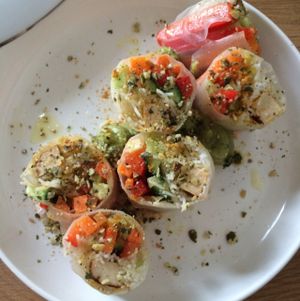 Summer Rolls at Meatless District - Da Costabuurt in Amsterdam