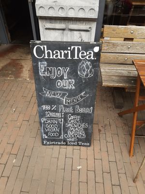 Sign outside at Meatless District - Da Costabuurt in Amsterdam