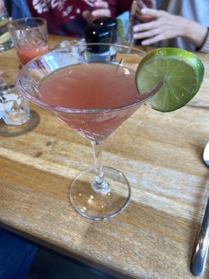 Cosmopolitan: nice, but a bit too sweet for my taste  at Meatless District - Da Costabuurt in Amsterdam