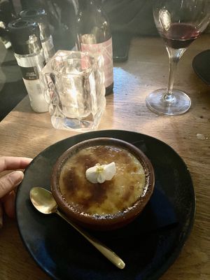 Crème brûlée fruit de la passion  at Meatless District - Da Costabuurt in Amsterdam