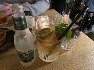 Cocktail Dark and stormy: good! at Meatless District - Da Costabuurt in Amsterdam