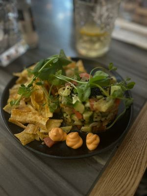 Tuba tartare at Meatless District - Da Costabuurt in Amsterdam