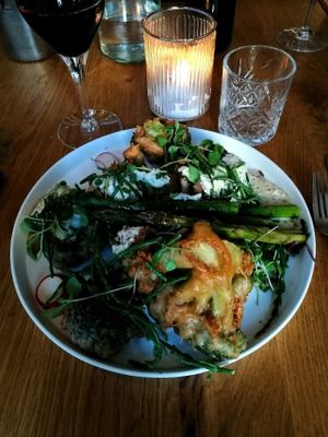 Battered Broccoli (a veg feast!)  at Meatless District - Da Costabuurt in Amsterdam