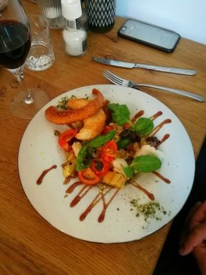 Gnocchi - cherry toms, basil & smoked salt.  at Meatless District - Da Costabuurt in Amsterdam