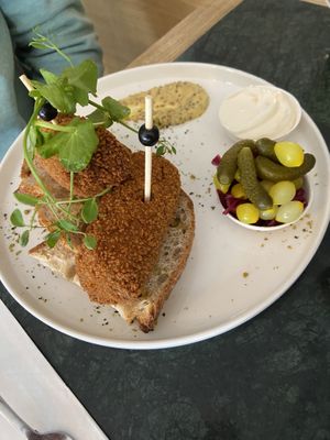 Kroketten sandwich: very tasty  at Meatless District - Da Costabuurt in Amsterdam
