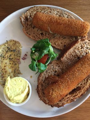 Croquette sandwich  at Meatless District - Da Costabuurt in Amsterdam