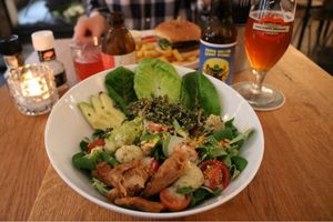 Caesar salad at Meatless District - Da Costabuurt in Amsterdam