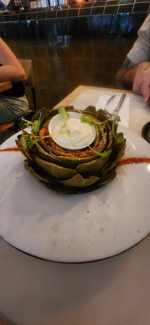 Braised artichoke at Meatless District - Da Costabuurt in Amsterdam
