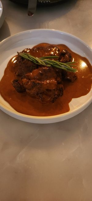 Lions mane steak at Meatless District - Da Costabuurt in Amsterdam