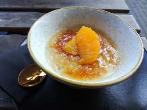 Crème brûlée at Meatless District - Da Costabuurt in Amsterdam