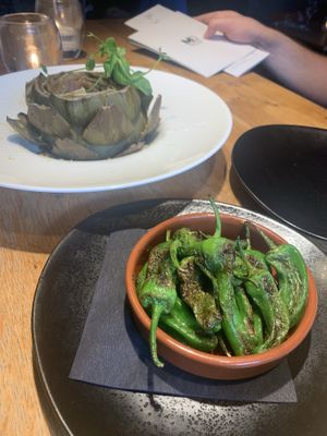 Loved the Pimientos de Padron! Definitely order those! at Meatless District - Da Costabuurt in Amsterdam