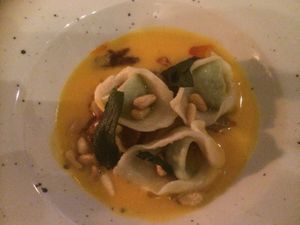 3 pieces of Tortellini for 9 Euros-  at Meatless District - Da Costabuurt in Amsterdam