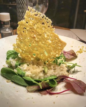 Pea & Asparagus Risotto at Meatless District - Da Costabuurt in Amsterdam