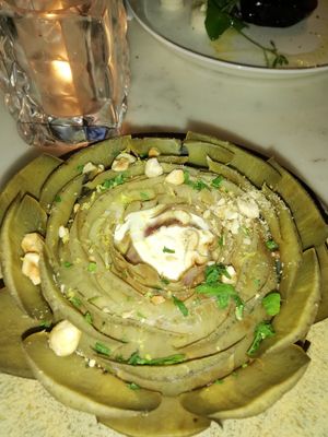 Artichoke starter at Meatless District - Da Costabuurt in Amsterdam