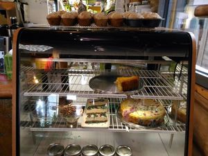 Fresh baked pastries, just amazing. I loved the cheese cake and the orange cake at Alchemy Cafe in Dawson City
