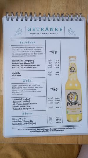 Grünschnabel - menue at Grunschnabel in Bautzen